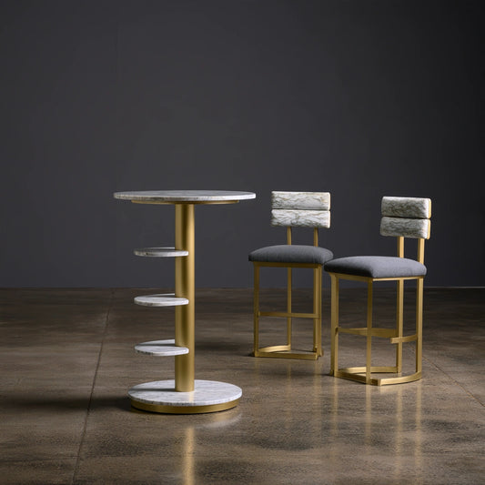 Eetkamerset met tafel en stoelen, kleur grijs